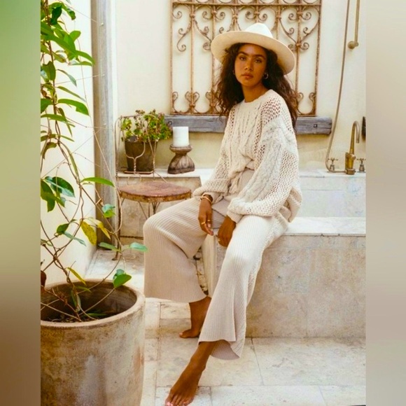 🆕✨ KALANI RIBBED KNIT PANT • SPELL & THE GYPSY COLLECTIVE 🍃 - Picture 5 of 15